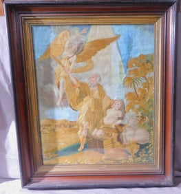 Antique Framed Needlework