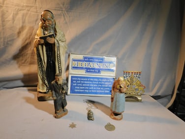 Judaica Figures, etc.