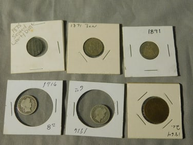 U.S. Dimes and 3 Cent