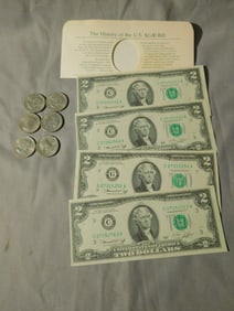 $2 Notes & Anthony Dollars