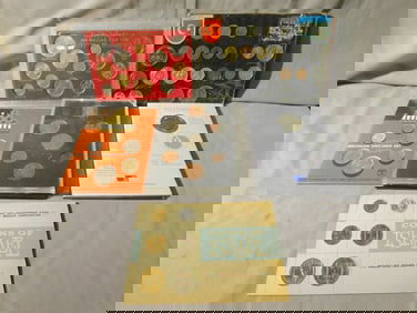 6 Package Foreign Coin Sets