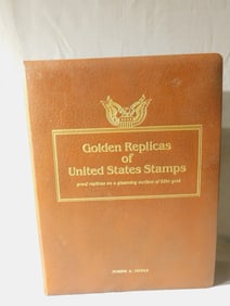Golden Replicas of U.S. Stamps