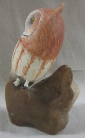 F.M. Kilburn Carved Owl