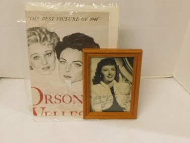 Stanwyck Signed Photo