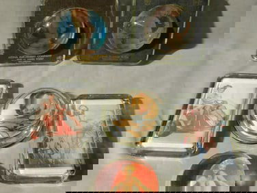 6 Pin-up Girl Paperweights