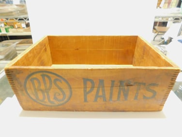 Antique Wood Shipping Box