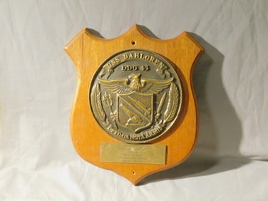 Bronze U.S. Navy Ship Plaque