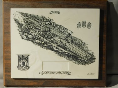 U.S. Navy Ship Plaque