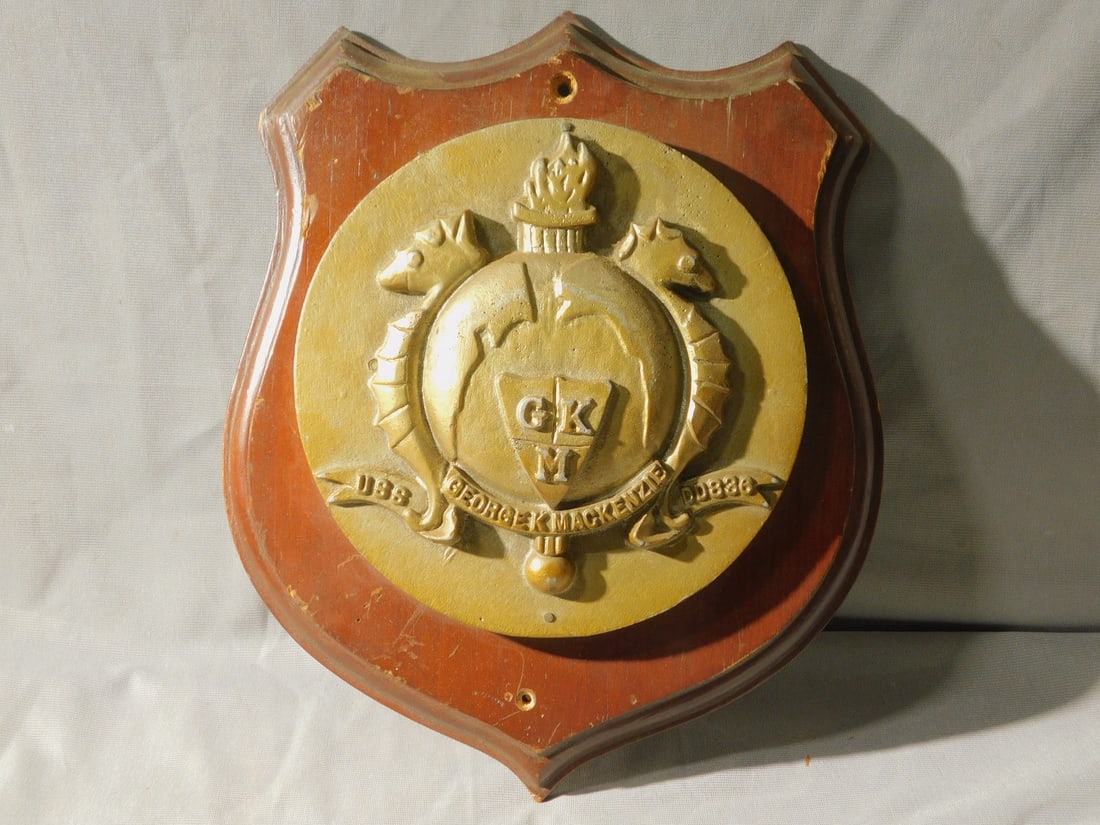 Bronze U.S. Navy Ship Plaque (1 of 4)