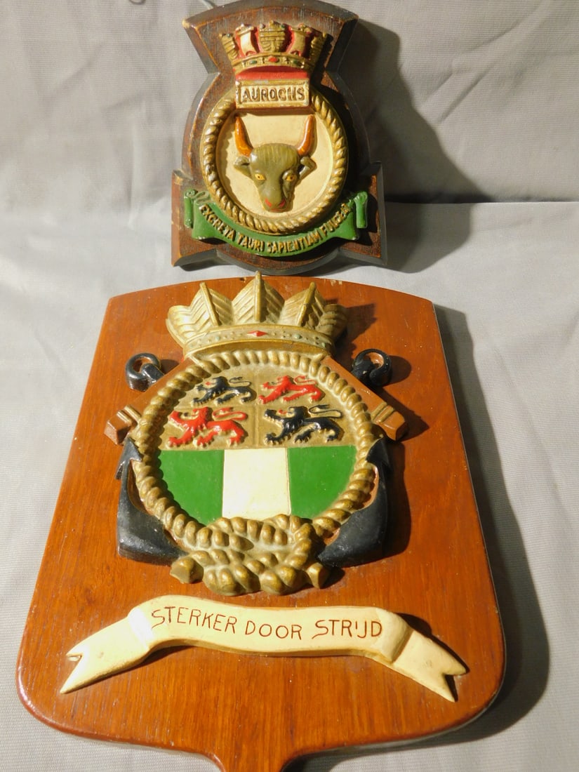 2 Navy Ship Plaques (1 of 4)