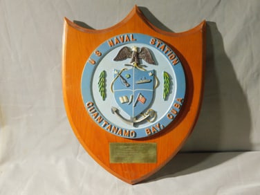 Bronze Painted U.S. Navy Plaque