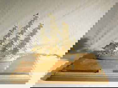 Sterling Silver Cutty Sark Ships Model