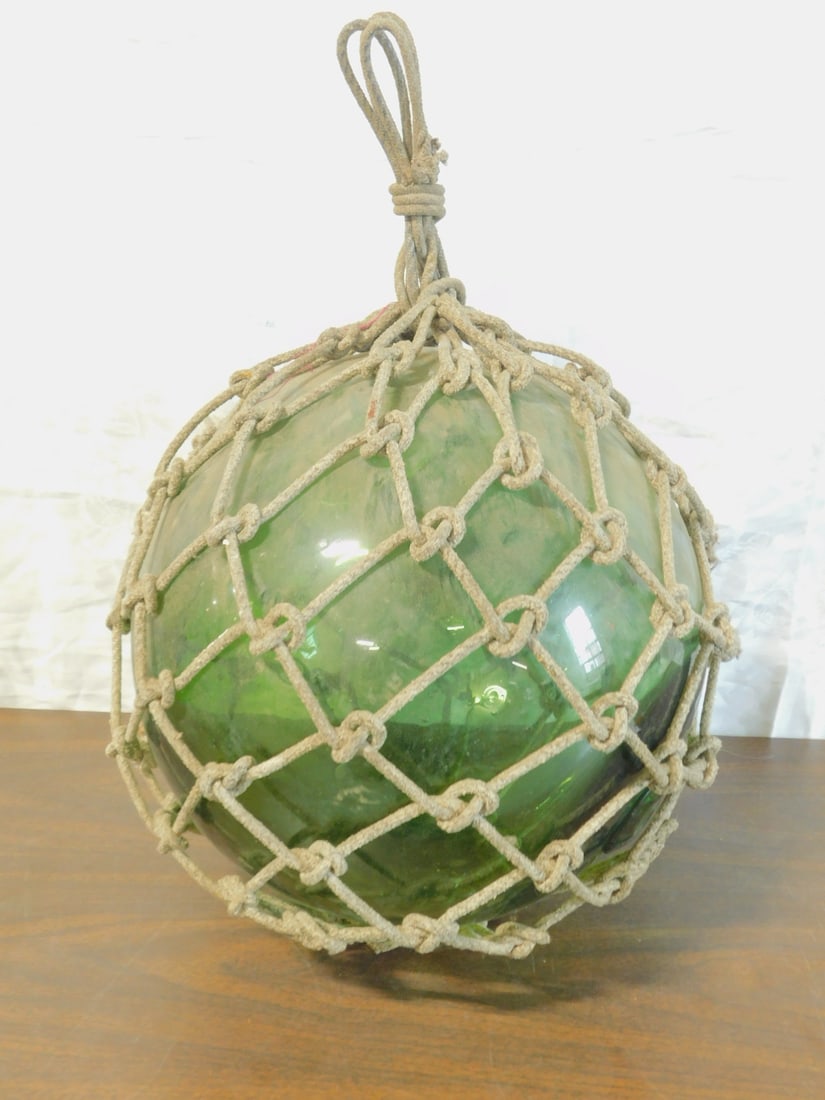 Large Glass Ball Fishing Float (1 of 4)