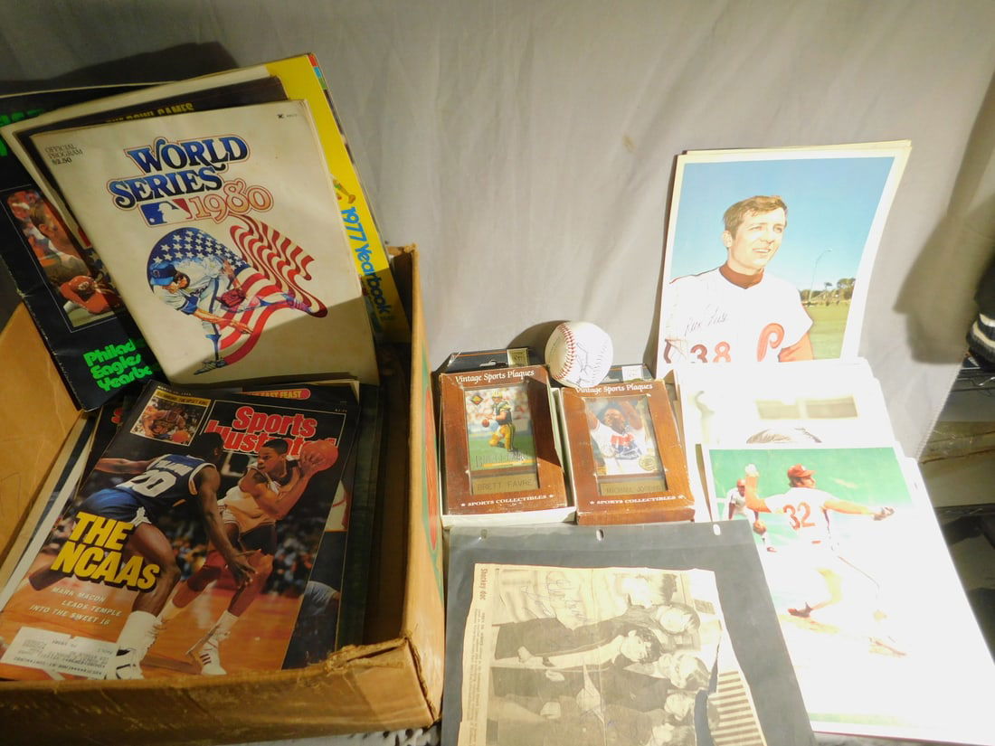Lot Assorted Sports Ephemera (1 of 5)