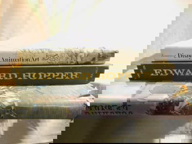 Three Large Art Coffee Table Books