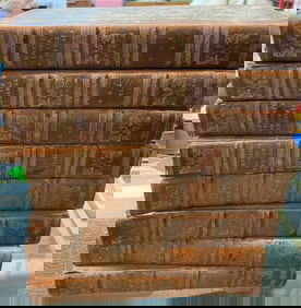 Eight Vols Naval History of Great Britain