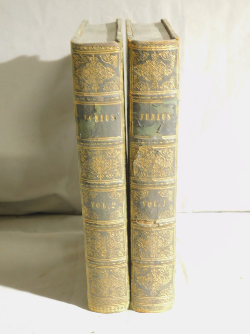 2 Volumes, 18th C. Junius (1 of 7)