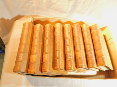 Eight 18th C. Volumes