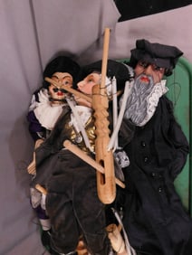 Four Famous Character Marionettes