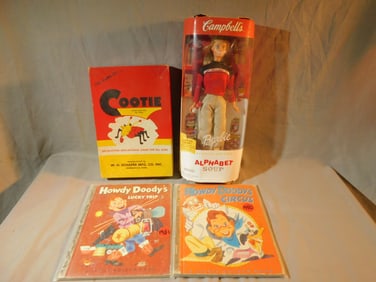 Vintage Games, Doll & Books