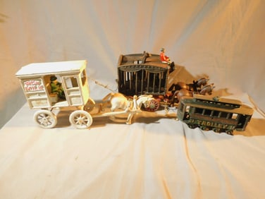 3 Cast Iron Toys
