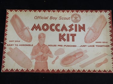 Vintage Boy Scout Moccasin Kit