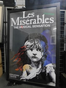 Framed Vintage Les Miserables Poster