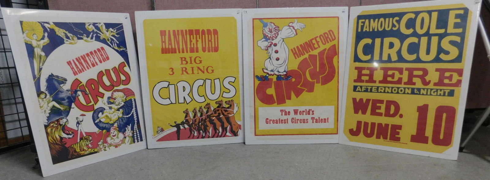 4 Circus Posters (1 of 5)