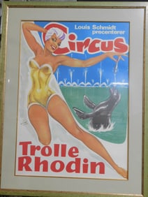 Vintage French Circus Poster