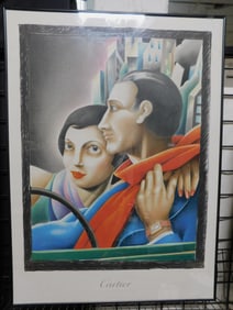 Vintage Cartier Jewelers Poster