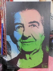 Steve Kaufman - "Gold Meir"