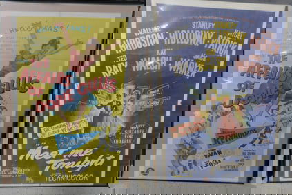 Two 1950s Comedies Movie Posters