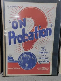Rare "No Probation" Movie Poster
