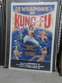 1977 Vintage Martial Arts Movie Poster