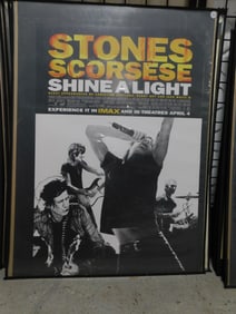 Vintage Rolling Stone Concert Movie Poster