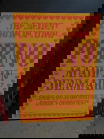 Vintage Denmark Porno Poster