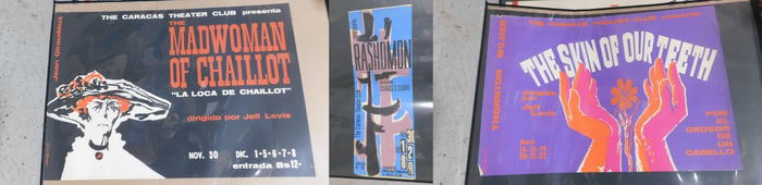 3 Venezuelan 1960s Theater Posters