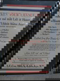 Vintage WW I Recruitment Poster