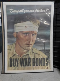 Vintage WWII War Bond Poster