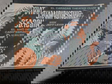 Vintage El Caracas Theatre Club Poster