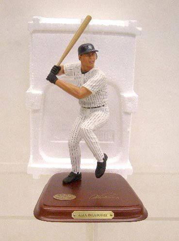 Danbury Mint Alex Rodriguez Figurine: 2004 Danbury Mint "All Star Figurines" Alex Rodriguez 9 1/2" x 5 1/4" x 5 1/4" figurine. CONDITION: Very good with no damage.
