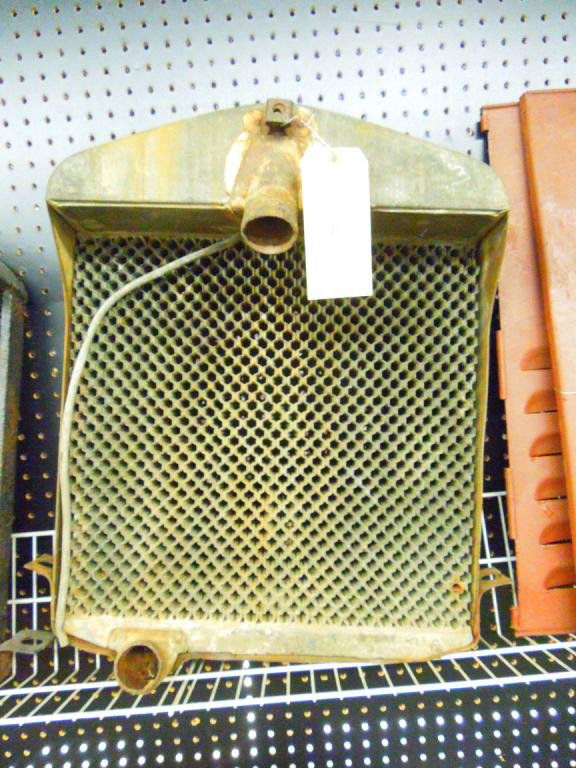 Model-T Ford Radiator.: Model-T Ford Radiator. Condition: Fair, probably needs to be re-cored.
