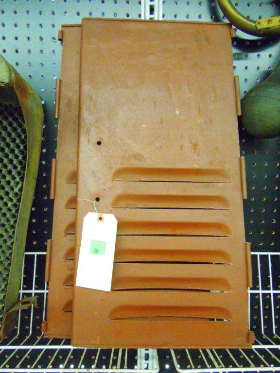 Model-T Ford Hood Sides: Model-T Ford Hood Sides. Condition: Fair Used.