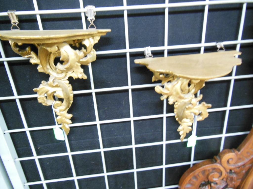 Pr Rococo Wall Brackets - 2