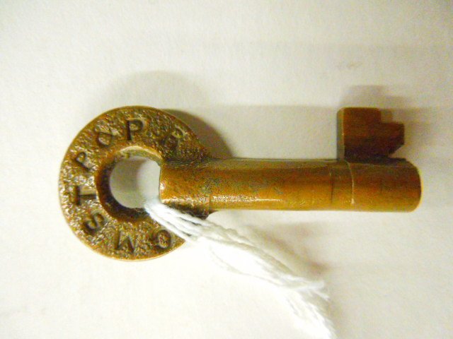 C.M.S.T.P &P brass key: C.M.S.T.P &P brass key