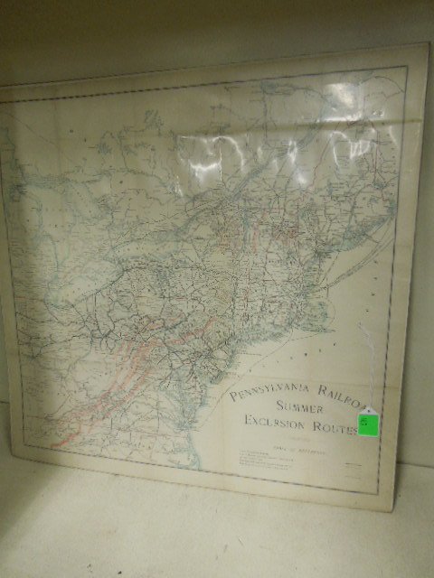 P.R.R. Summer Excursion Routes "1891": P.R.R. Summer Excursion Routes "1891"