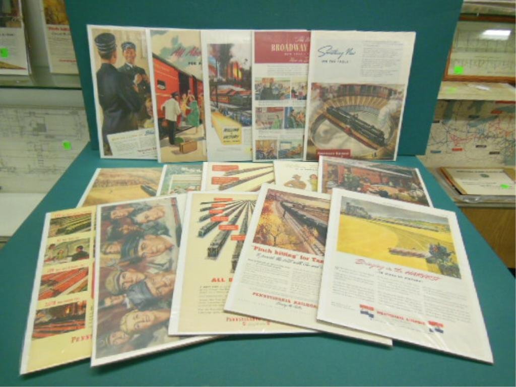 (15) P.R.R. Magazine Adv. 10" x 13 3/4": P.R.R. Magazine Adv. 10" x 13 3/4".