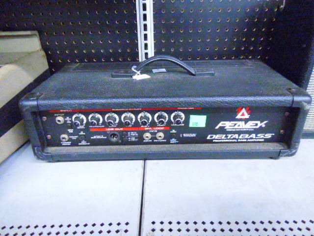 Peavey Delta Bass Amplifier Head 160 Watts: Peavey Delta Bass Amplifier Head 160 Watts. Condition: Good, untested