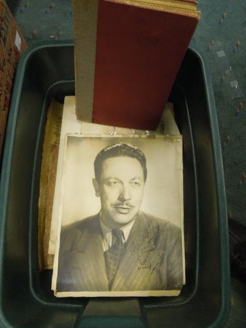 Leigh Bureau of Lectures: Corresp. Ledger 1930s: Letter Book, Incoming Correspondence, Ms. and typescript, (most) 1931-41; Various authors to W. Colston Leigh, The Leigh Bureau of Lectures, New York City; 60 letters; 1 postal card; together with: Le