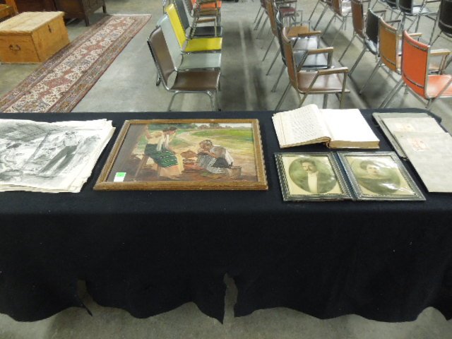 Filipino Spanish Colonial Portraits/Ledger: Filipino Spanish Colonial Family Portraits / Ledger: Ochoa / Cortes families; Noel J. Cortes, MD, artist: [with three exceptions, all paintings and drawings are signed, the large sheet drawings are ge